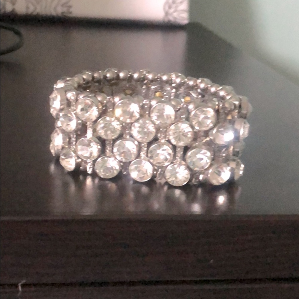 2/$20 - Silver Diamond Bracelet